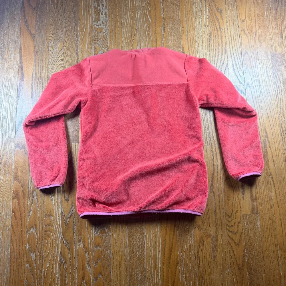 The North Face Girls Osito Fleece Jacket Pink Coral Full Zip XL 18 Gorpcore
